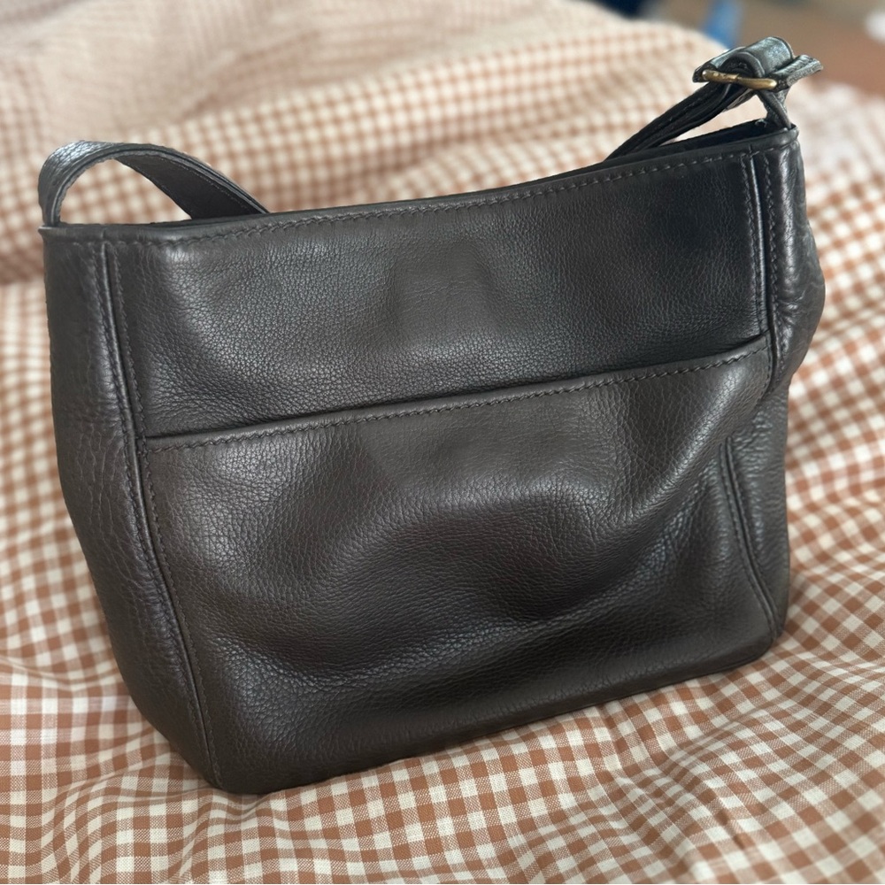 Coach Black Leather Crossbody Bag
